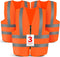 3-Pack Reflective Safety Vest For Women Men - High-Visibility Safety Vest with 2in Reflective Strips for Emergency, Construction, and Safety Use-O...