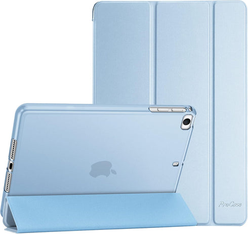 ProCase Slim Cover for iPad mini 5 Generation 2019/ Mini 4 3 2 1 (Old Model) 7.9 inch, Slim Soft TPU Back Cover Trifold Stand Folio Smart Case for...