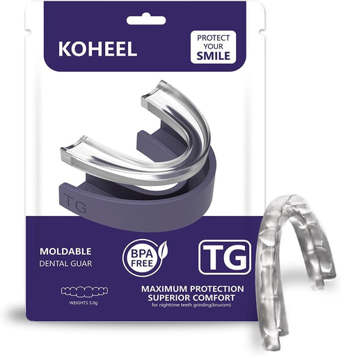 KOHEEL TG Mouth Guard for Teeth Grinding with Forming Tray, Dental Guard That Easy to Use & Perfect fit, Stops Bruxism Night Guard (5 Count)...