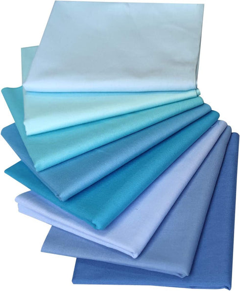 Quilting Fabric Misscrafts 8pcs Cotton Craft Fabric Bundle 18" x 22" Pre-Cut Quilt Squares Fat Quarters for Sewing Crafting Patchwork DIY Scrapboo...