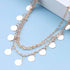 Boho Coin Anklet Bracelet Layered Coin Pendant Ankle Bracelet Vintage Disc Chain Anklet Gold Round Coin Disc Anklet Foot Chain Jewelry for Women...