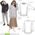 Style Arc Sewing Pattern - Fenix Sweatshirt (Sizes 10-22)...