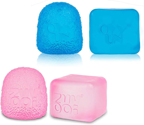 Fudge Candy- Soft Sensory Fidget Toy - (Set of 2) - Collectible Stress Cube Squishy Balls - Slow Rising Stress Balls Stretchy Fidget Ice Cube for ...