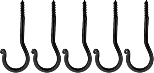 5 Pack Wrought Iron Ceiling Hook Screw Country Primitive Décor Hardware...