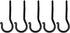 5 Pack Wrought Iron Ceiling Hook Screw Country Primitive Décor Hardware...