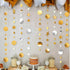Decor365 Silver Gold Star Garland Decorations Twinkle Little Star Birthday Baby Shower Graduation Party Decor Christmas New Year Eve Banner Moon S...
