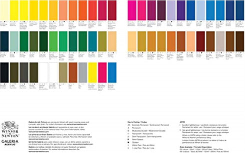 Winsor & Newton Galeria Acrylic Color, 200ml (6.75-oz) Tube, Permanent Magenta...