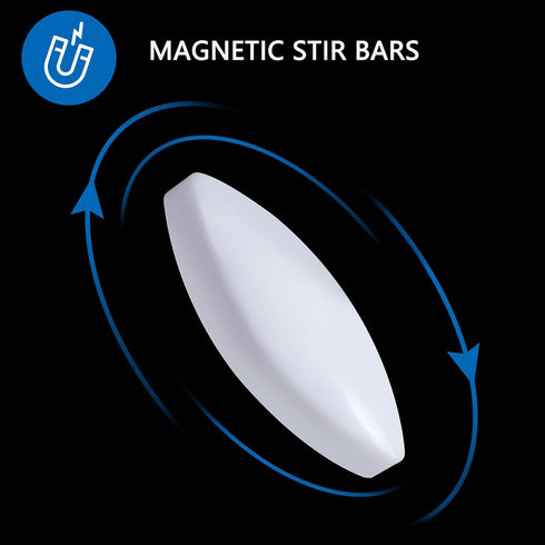 12Pcs PTFE Magnetic Stirrer Mixer Stir Bar, Stir Rod Magnetic Laboratory Bar 30mm/1.18 inch...