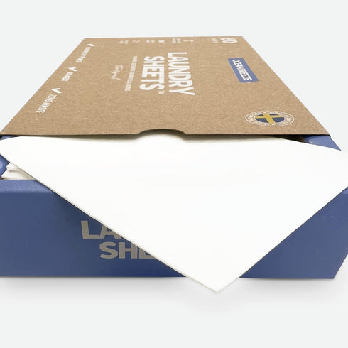 up to 120 Loads - Made in Sweden - 60 Sheets - the Original - Laundry Detergent Sheets - Fragrance Free - no Plastic - Eco-Friendly...