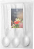 Miupoo Spoons,Stainless Steel Long handled soup spoons,Silver,10 Piece (8.7x1.6 Inches)...