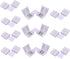 10pcs 4 Pin LED Strip Corner Connector for SMD 5050 RGB LED Strip Light 10mm Wide LED Tape Connector Solderless RGB 5050 LED Ribbon L Shape Connec...
