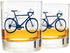 Greenline Goods – Bicycle Whiskey Glasses (Set of 2) |10 oz Tumbler Gift Set with Colorful Cyclist Designs | Unique Gifts for Cyclists & Bike Ride...