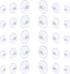 Whaline 30 Packs Suction Cup Plastic Sucker Pads Without Hooks, Clear, 3 Size, 45 mm, 30 mm, 20 mm...