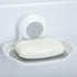 SlipX Solutions Strong Hold Soap Saver, Suction Cup Soap Holder, Must Have Universal Kitchen & Bathroom Shower Accessories, White...