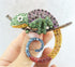 ulricar Big Multicolor Lizard Brooch Pins Fashion Animal Brooch Jewelry Gift Chameleon Pins...