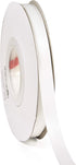 YAMA White Double Faced Satin Ribbon 3/8 Inch 25 Yards Thin White Ribbon for Gift Wrapping Crafts Bows Wedding Party Decoration...