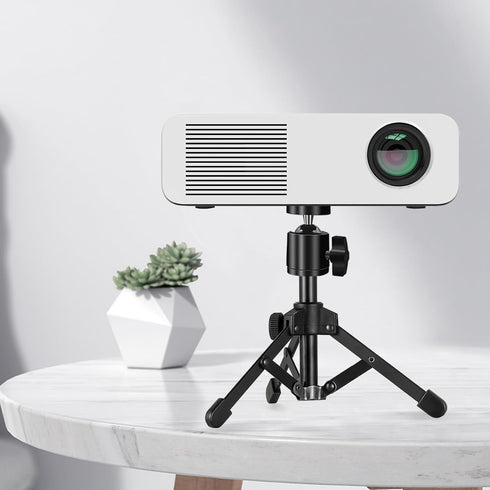 Mini Projector Stand, Table Top Mini Projector Tripod Stand with Tilt Angle Adjustable Small Tripod for Projector Mini, Cameras, DSLR, Smartphones...