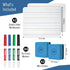 Dry Erase Board for Kids and Dry Erase Markers Set, 2 Small Dry Erase Boards, White board 4 Dry Erase Markers Fine Tip and 2 Mini Dry Erase Eraser...