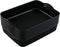 Large Plastic Storage Basket Tray with Handle, Black, Pack of 6...