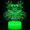 3D Frog Night Light Table Desk Optical Illusion Lamps 7 Color Changing Lights LED Table Lamp Xmas Home Love Birthday Children Kids Decor Toy Gift...
