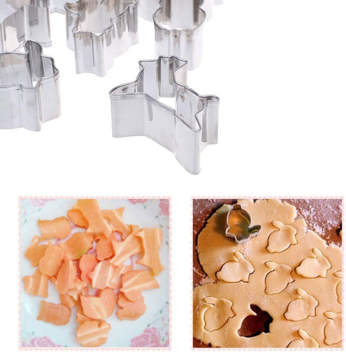 Cosmos Set of 9 Pcs Mini Animal Shapes Cookie Cutters Molds Biscuit Molds for Birthday Party...