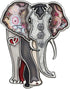 Metal Enamel Shiny Rhinestone Elephant Brooch Elegant Animals Pin Lapel Clothes Scarf Women Teens Jewelry Gift...