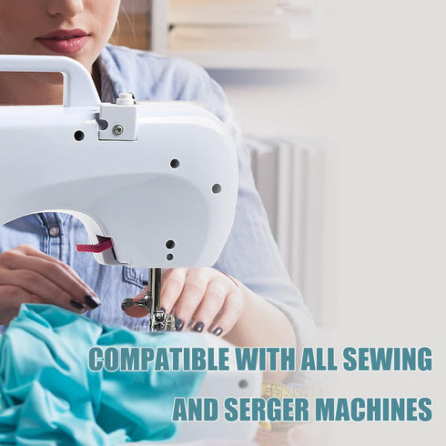 Serger Thread All-Purpose Thread for Sewing, Burgundy Thread, Polyester Sewing Thread, 4 Cones of 3000 Yards Each Spool Thread for Sewing Machine ...