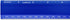 Alumicolor Aluminum Non-Slip Desk Ruler, 24IN, Blue...