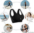 Breathable Cool Liftup Air Bra, Bras for Women, Sports Mesh Cutout Bra, Plus Size Loose Fitting Bra, Suitable for Yoga, Running, Fitness (Black 2X...