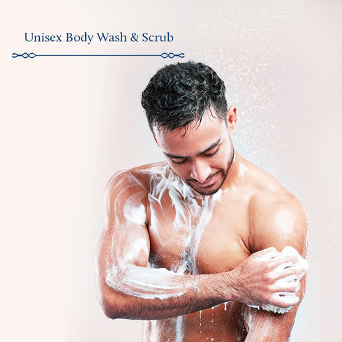 Blue Nectar Vanilla Body Wash & Scrub with Honey for Deep Cleansing, Exfoliation, Anti-cellulite, Anti-aging, Tan Removal and Repair (10 Herbs, 8....