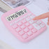 Desktop Calculator Big Buttons, 12 Digit Extra Large LCD Display, Battery Powered Office Calculators, Electronic Accounting Calculator for Busines...