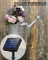 Solar Fairy String Lights Outside Cool White, Multi Strand 180 LEDs Watering Can Light for Outdoor, Waterproof Solar Powered Waterfall Lights, Fir...