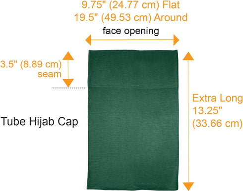 Middle Eastern Mall Beanie Hijab Cap Chemo Under Scarf Cotton Tube Headband for Women...