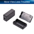 Auniwaig 10Pcs Electronic Project Junction Box Enclosure Plastic Arduino Case ABS Dustproof Waterproof Project Boxes for Indoor Outdoor Use, Black...