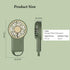 Mini Portable Fan Powerful Handheld Fan Rechargeable,3 Speeds Personal Small Hand Fan Desk Fan with Hook Small Personal Desk Fan for Women Men Gir...