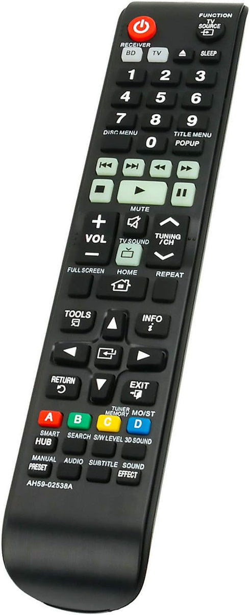 AH59-02538A Remote Control fit for Samsung Blu-ray Home Entertainment System HT-F5530K HT-F5550 HT-F5550HK HT-F5550K HT-F5550W HT-F6500 HT-F6500W ...