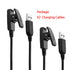 JIUJOJA 2Pack Charging Cable Compatible with Garmin Lily/Lily2/Approach S20/G10 Forerunner 235/35/64/230/630/645/645 Music/735XT/Vivomove HR Watch...