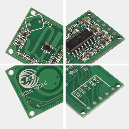 6PCS RCWL-0516 Microwave Radar Motion Sensor Module for Arduino ESP8266 Nodemcu Wemos Smart Switch Module Human Body Induction Detector 5-7M Dista...