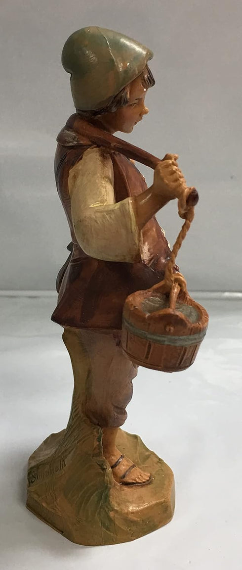 Fontanini by Roman Inc., Noah The Water Boy, 5" Collection, Nativity Figure and Accessories, Hand Sculpted and Painted...