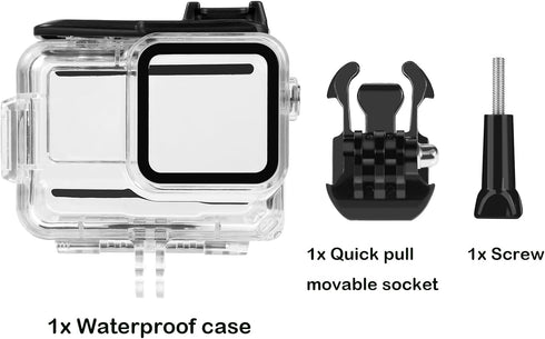 Dive Case for Insta360 Ace Pro 60M/196FT Underwater Waterproof Diving Housing Cover Protective Shell for Insta360 Ace Pro Housings with Bracket Ac...
