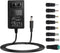 15V 2A Power Adapter 15Volt AC Adapters Charger 15V DC Regulated Switching Power Supply with 8 Interchangeable DC Plug for 15V 2000mA 1500mA 1000m...