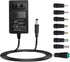 15V 2A Power Adapter 15Volt AC Adapters Charger 15V DC Regulated Switching Power Supply with 8 Interchangeable DC Plug for 15V 2000mA 1500mA 1000m...