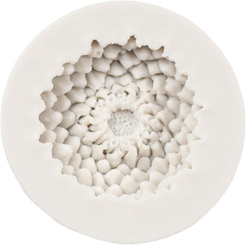 Chrysanthemum Flower Silicone Mold Flower Fondant Molds For Flower Cake Decoration Chocolate Candy Cupcake Topper Sugar Craft Polymer Clay Gum Pas...