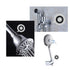 15 PCS Screen Hose Washer Filter Pressure Shower Head Washer Gasket Stainless Steel Seal O Ring Hose Net Shower Head Washer with 40 Mesh for 1/2 I...