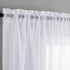 Sheer White Curtains, Sheer Curtains 63 inch Length 2 Panels Set, Rod Pocket Voile Fimly Sheer Drapes for Living Room/Bedroom, Light Filtering Cur...