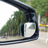 Blind Spot Mirror,Fan Shape Curved Car Blind Spot Mirror,Blind Spot Convex Car Mirror,Frameless 360° Adjustable Convex Rear View Mirror,Side Mirro...