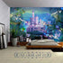 Aidatain Fairytale Forest Castle Tapestry For Teen Girl Fantasy Wonderland Nature Plants Landscape Wall Hanging Tapestries Flannel Large Size 80"6...