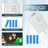 Lenink Adjustable AC Power Supply Adapter for 2 AA 3 AA 4 AA Batteries, AA Battery Replacement Adapter for LED Lights, Decorations (White)...