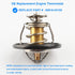 Allmotorparts Thermostat 90916-03100 Compatible with Toyota Lexus - 2000-2006 Tundra, 2003-2007 4Runner SC430, 1998-2007 Land Cruiser LX470, 2001-...