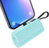 Small Portable Charger 5200 mAh for iPhone,Compact PD 3.0A Power Bank with Built-in Cable,USB C Mini Battery Pack Compatible with iPhone 15/15 Plu...
